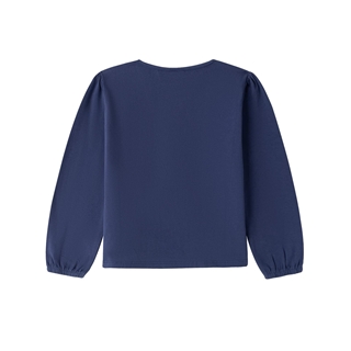 Camiseta azul manga larga - Imagen 2